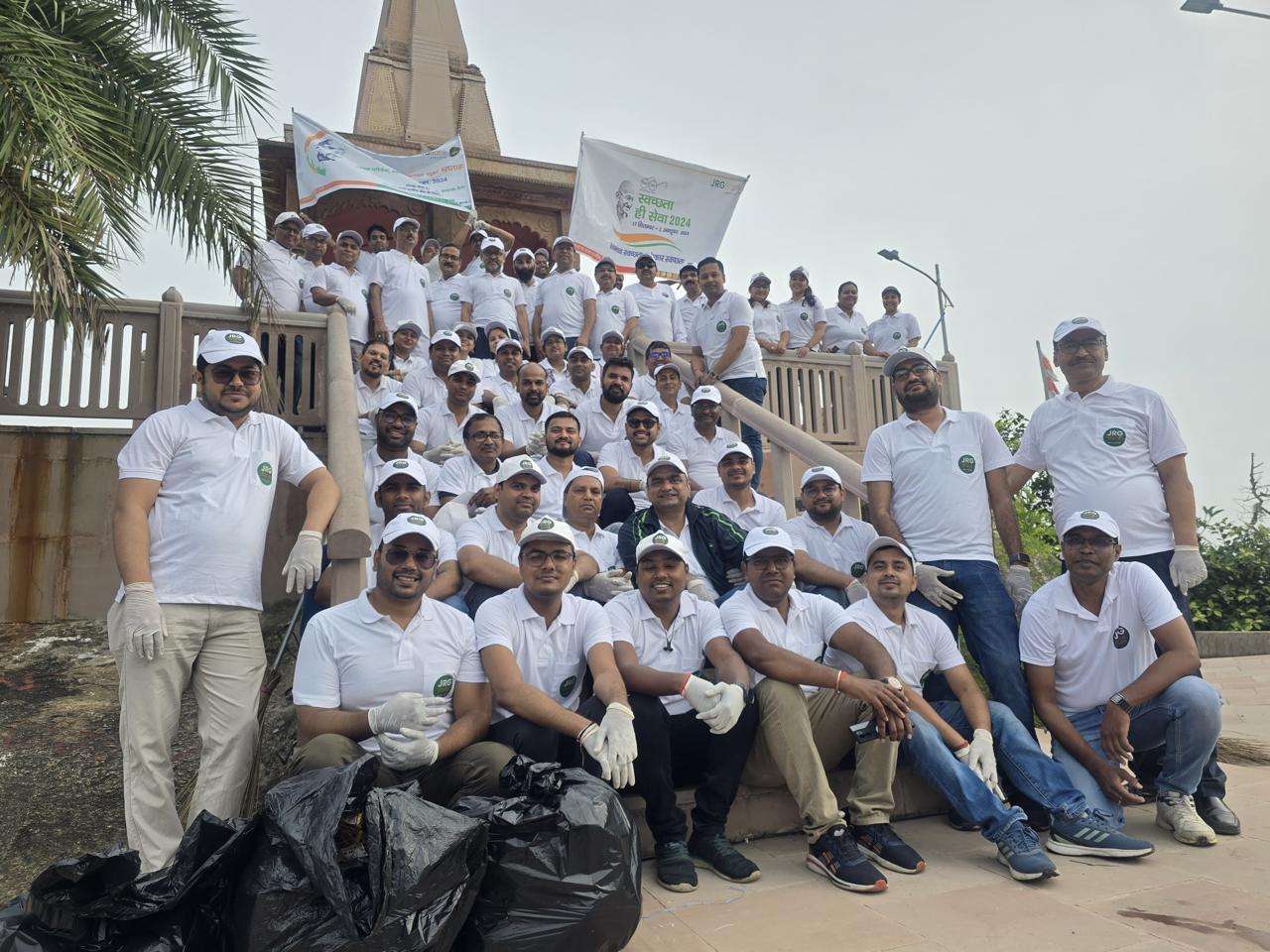 Cleanliness drive at Tagore Hill